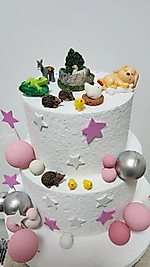 Safari Set 11 Parça Maket Kürdanlı Cupcake Pasta Süsü Doğum Günü Süsleri