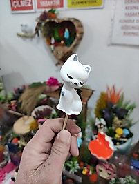 Kedi Saksı Süsü Teraryum Obje Teraryum Malzemeleri Saksı Süsü Minyatür Obje
