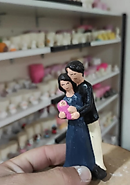Anne Baba Çocuk Bebek Teraryum Objeleri Teraryum Süsleri Saksı Süsleri Minyatür Obje