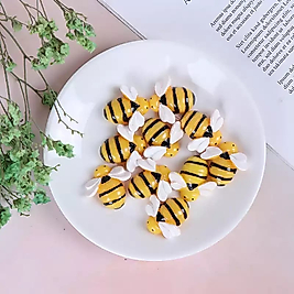 Minik Arılar 10'lu Paket Saksı Dibi Süsü Teraryum Obje Minyatür Obje
