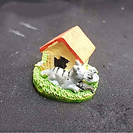 Balık Yiyen Kedi Teraryum Obje Minyatür Obje Teraryum Aksesuar