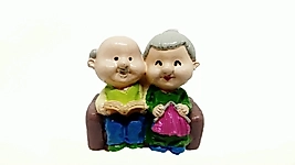 Himi Teraryum Objeleri Teraryum Obje Minyatür Obje Teraryum Figür Aksesuar Saksı Süsü Dede ve Nine