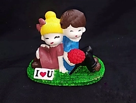 Himi Teraryum Objeleri Çiçekli Sevgililer Teraryum Obje Teraryum Süsü Aksesuar