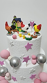 Safari Set 10 Parça Maket Kürdanlı Cupcake Pasta Süsü Doğum Günü Süsleri Pasta Kürdanı