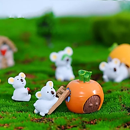Koala Set 7 Parça Teraryum Obje Teraryum Süsleri Teraryum Malzemeleri Saksı Süsleri