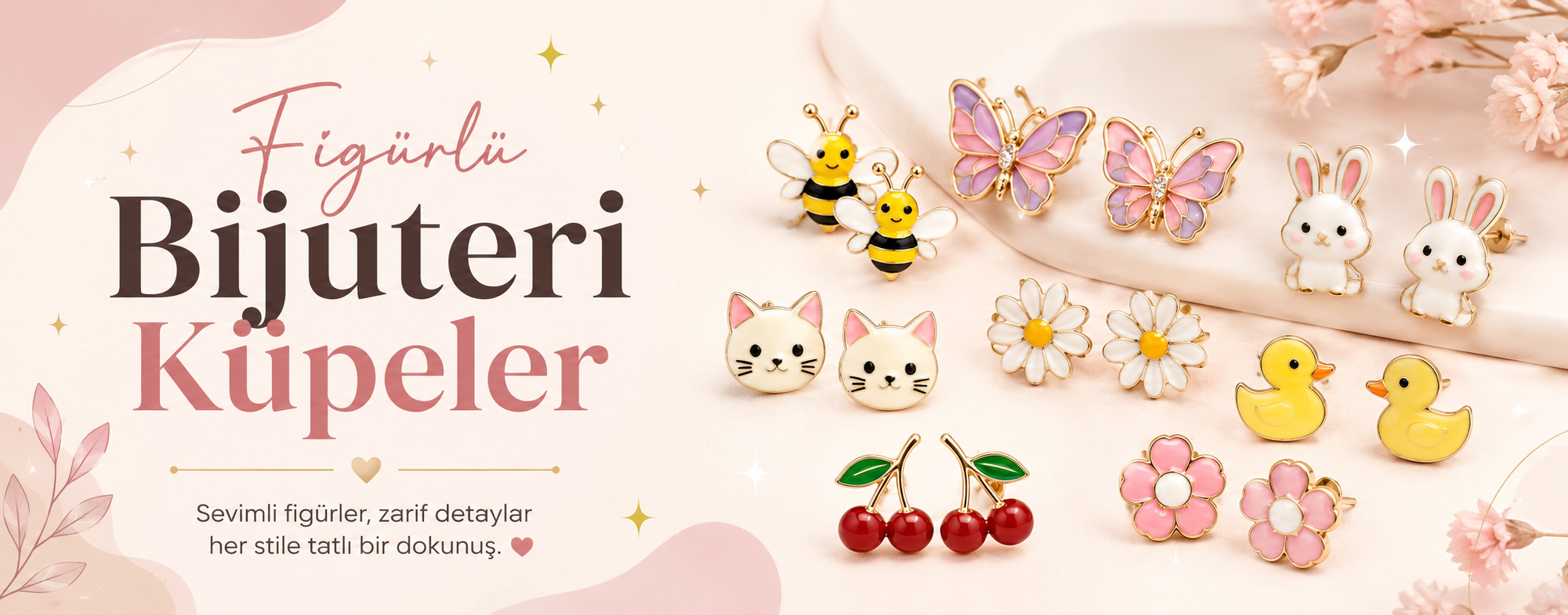 Figürlü Küpe Nedir? Eğlenceli ve Renkli Bijuteri Küpe Modelleri